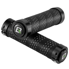 ROCKBROS Handlebar Grips Non-Slip Bicycle Grips Lock-On Design Bicycle Grips for MTB Road Bike E-Bike Black/Red/Blue/Colourful