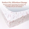 Baby Crib Sheets (2-Pack) for Boys Girls, Soft Fitted Sheets