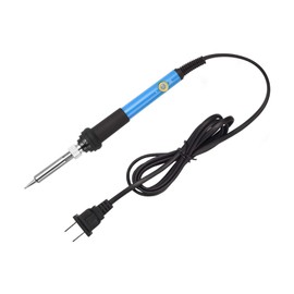 TXINLEI Electronics Soldering Iron Kit，60W 110V Adjustable Temperature Welding Tool Set, 5pcs Different Soldering Tips, Stand