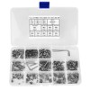 662PCs M2.5 SUS304 Stainless Steel Pan Head Hex Socket Screw