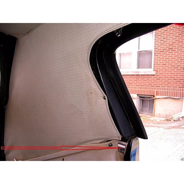 REPRODUCTION VW KARMANN GHIA CONVERTIBLE 1960 - 1974, LOCK PILLAR