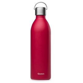 Qwetch 1 Litre Matte Garnet Insulated Flask