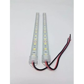 2 Pack | 20 Inch Warm White Marine Grade Under Gunnel LED | Rigid LED Light Strip | Courtesy Accent Boat Light Strip | Waterproof IP65
