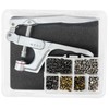 Leather Rivets Set with Pliers, 8 mm Metal Double Cap