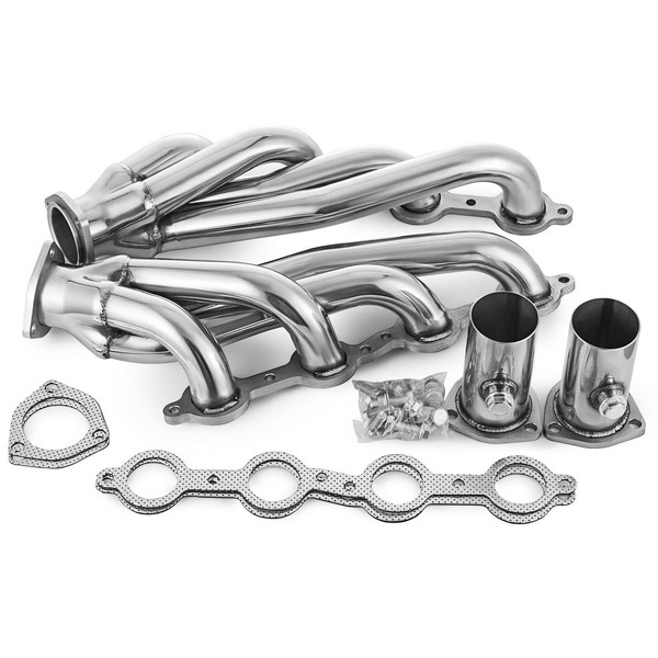 ZBPRESS Exhaust Header, Universal LS Swap S10 Conversion Headers (LS1,