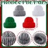 EBOOT 48 Pieces Mini Christmas Hats for Crafts Mini Doll
