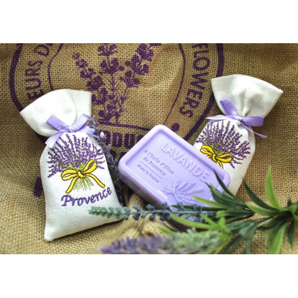 Aromes Provence Sachets of Lavender Flowers from Provence, 100% Natural