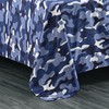 Chezmoi Collection Military Camo 4-Piece Sheet Set - Camouflage Blue