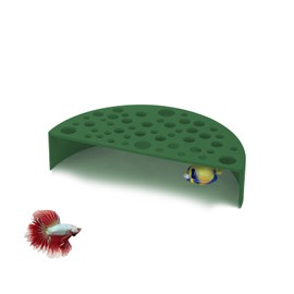 WishLotus Shrimp Hides for Aquarium, Shrimp Cave with Holes, ShrimpHide for Aquarium Fish Tanks ShrimpPonds Breeding Tanks, Hideout for Small One (Green)