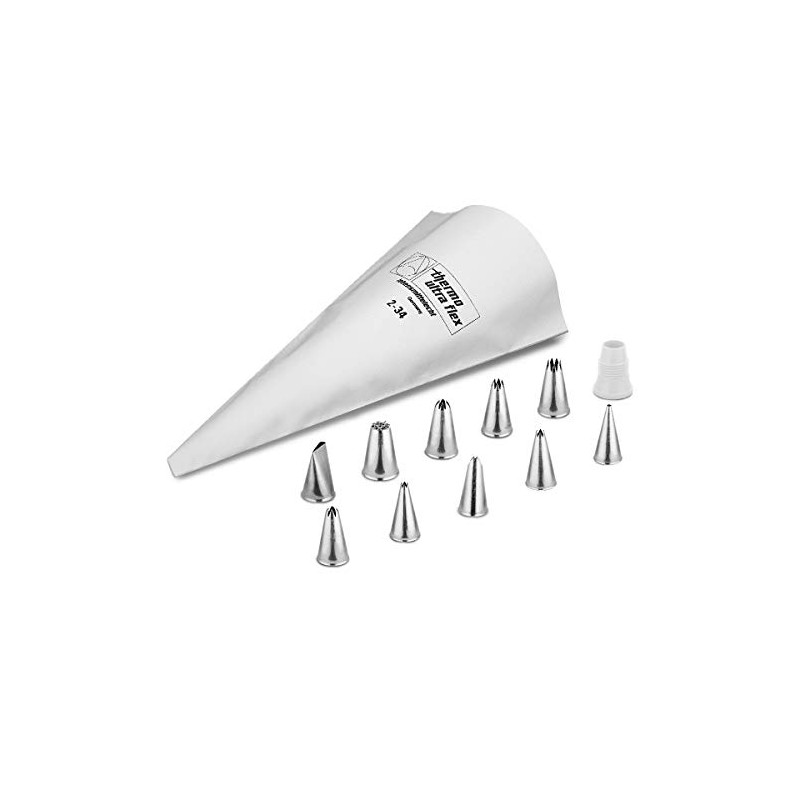 thermohauser Reusable Piping Bag Set Made of Polyester ULTRA FLEX,