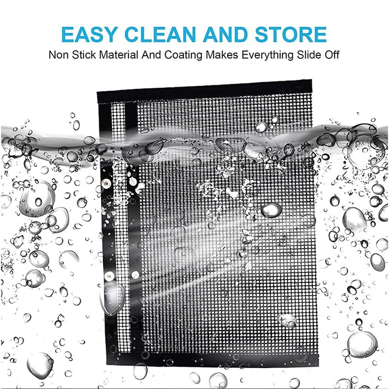 Non-Stick BBQ Grilling Mesh Bag Outdoor Camping Barbecue Grill Mats
