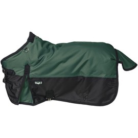Tough 1 600D Waterproof Poly Miniature Turnout Blanket, Hunter Green, 48"