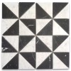 Stone Center Online C85A1XH Carrara White Nero Marquina Black Marble