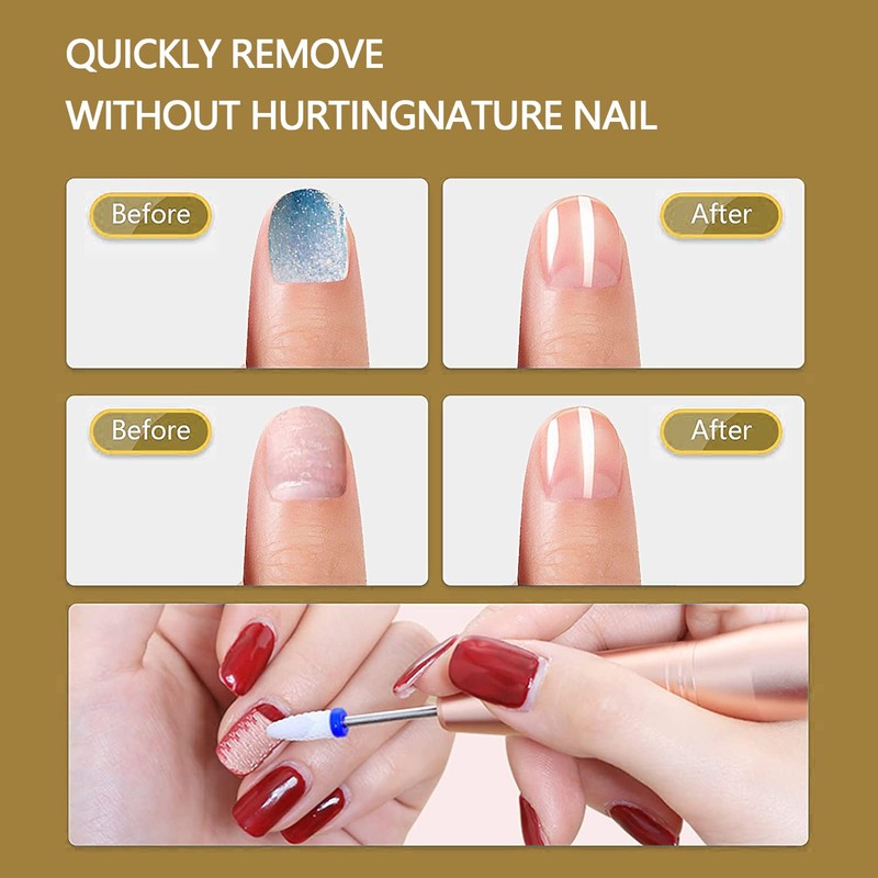 Ceramic Nail Cutter Bits Cuticle Nail Drill Gel Nails Attachments