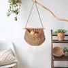 dancepandas Hanging Fruit Basket, Vegetable Basket, Braided Bohemian Storage for