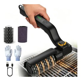 Cepillo Eléctrico Para Asador Bbq 3 Velocidades De Limpieza