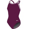 Dolfin Chloroban Team Solid Suit Womens Maroon Size 38