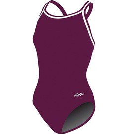 Dolfin Chloroban Team Solid Suit Womens Maroon Size 38