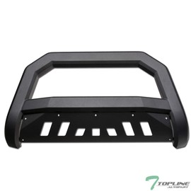 TLAPS 7422447811866 Compatible with 2004-2023 Ford F150 / 2003-2017 Expedition / 2003-2014 Lincoln Navigator / 2006-2008 Mark LT Matte Black AVT Style Bull Bar Guard with Skid Plate