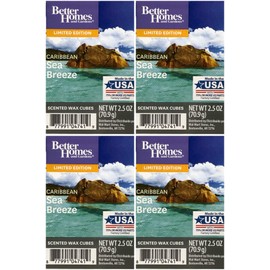 Better Homes and Gardens Caribbean Sea Breeze Wax Cubes - 4-Pack