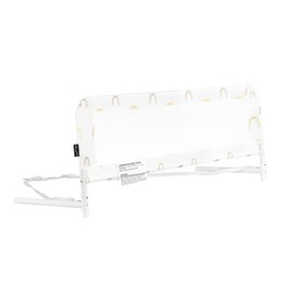 Dream On Me Adjustable Mesh Bed Rail, Two Height Levels, Ready to Use, Compatible with Twin Size Beds, All Steel Construction, Equipped with Guard Gap, Durable Nylon Fabric Mesh, Rainbow Grey Print