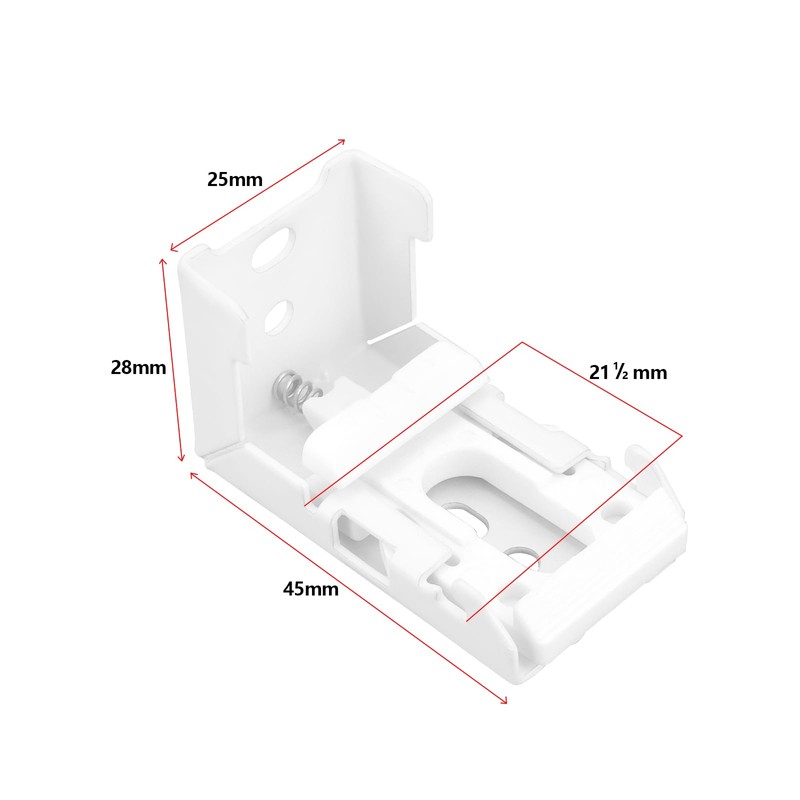 OTOTEC 4pcs Roman Blind Spring Brackets Roman Blinds Push Spring