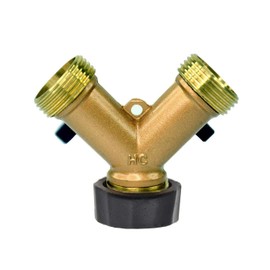 Seawhisper Tap Y Splitter Brass Manifold Two Way Washing Machine Hose Connector 3/4"