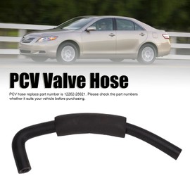 Manguera de Ventilación de Manivela Positiva (PCV), Manguera PCV 12262-28021 Reemplazo de Manguera de Válvula PCV de Motor Negro Metálico para Camry 2.4L 2002-2009