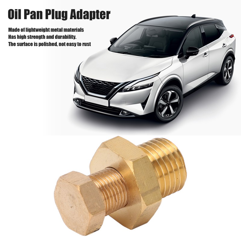 M14x1.5 to 1/8in NPT Oil Pan Plug Adapter Water Temperature