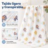 Manta Receptora para Bebé, Set de 4 Muselina de Algodón