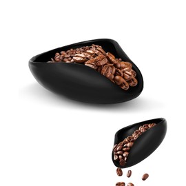 PROKITCHEN Coffee Dosing Tray, Food Grade Silicone Coffee Bean Dosing Cup for Barista Tool for Home, kitchen - Black