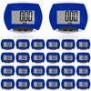 Weewooday 32 Pcs Pedometer for Walking Steps and Miles Simple