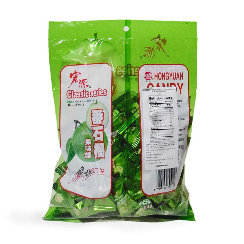 Hongyuan Fruit Candy 宏源 水果糖 系列 350g (Guava Candy番石榴糖, pack