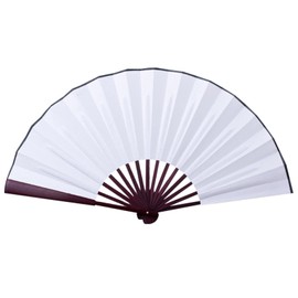 Silk Folding Fan Chinese Style Design Bamboo Hand Held Fans for Dancing Wedding Props Wall