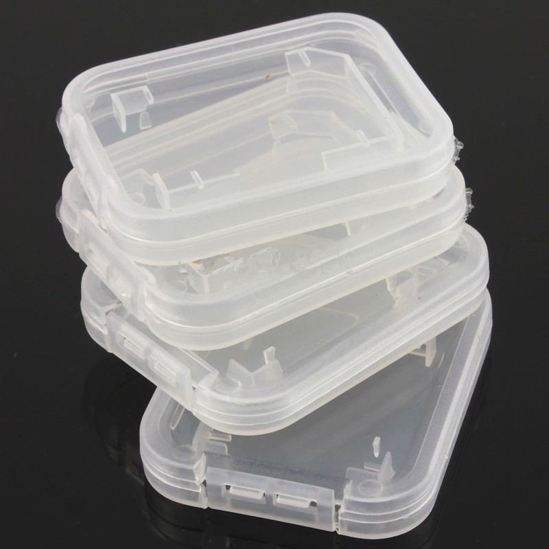 GOOTRADES Transparent Standard SD SDHC Memory Card Case Holder Box