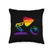 Pixar Ball and Luxo Jr. Rainbow Collection Throw Pillow