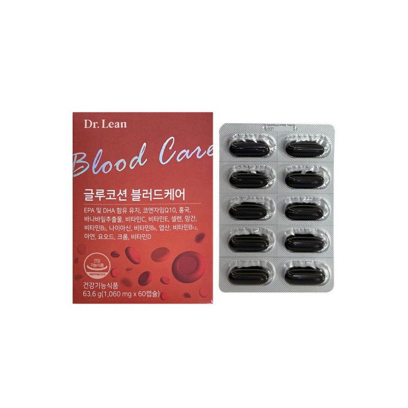 Dr. Lynn 닥터린 블러드 케어 1230mg x 60캡슐 / 써클
