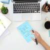 9 Pack Lined Sticky Notes 4"x6" Bright Colors Self-Stick Note