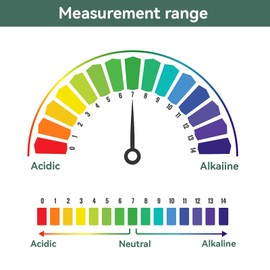 100 Strips PH Test Paper, Universal PH.4.5‑9.0 Test Paper Water Test Paper 100 Strips PH Test Paper Strip for Water Soil Testing PH Monitoring