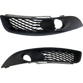 Parts N Go 2012-2016 Impala Fog Light Bezel Set Driver & Passenger Side Left/Right Hand Black - 22811074 GM1039165