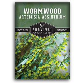 Wormwood Seeds for Planting - 1 Packet with Instructions to Plant and Grow Beneficial Medicinal Herbs in Your Home Herb Garden - Non-GMO Heirloom Variety - Survival Garden Seeds