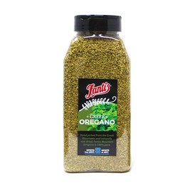 Fantis Greek Oregano Dried Leaves | Greek Wild Oregano Spice and Seasoning - 6 Ounce
