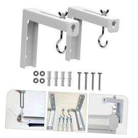 CIYODO Adjustable Wall Mount for Projection Screens Sturdy Bracket Easy Install Metal Construction