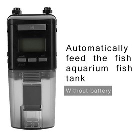 Automatic Fish Feeder Fish Turtle Feeder for Aquarium Fish Tank Vacation Weekend Fish Food Dispenser Auto Fish Feeder with Automatic Digital Timer for Flake Pellets Aquarium Fish Tank