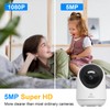 ANTELA 5MP Indoor Surveillance Camera, 2.4GHz/5GHz WLAN Camera, 2-Way Audio,