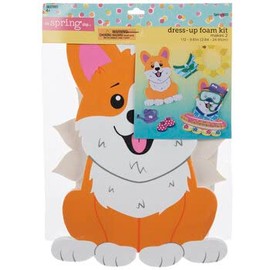 Puppies Foam Craft Kit - Dog Dress Up Summer Adventures DIY Fun - Makes 2