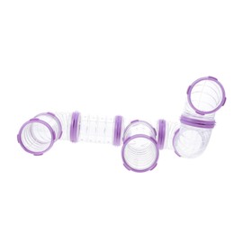 DECHOUS 1 Set Hamster Tube Set DIY Maze Connector for Hamster Cage Durable and Easy to Clean Accessory for Pet Exploration and Healthy Habits Compatible with Various Cage Designs