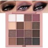 16 Color Eyeshadow Matte Eye Makeup, Waterproof, High Coloring, Glitter,