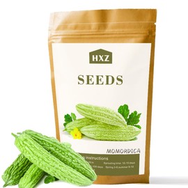 40 Bitter Melon Seeds for Planting – Ampalaya & Bitter Gourd Seeds, Vegetable Seed for Home Garden, Container, or Trellis Cultivation