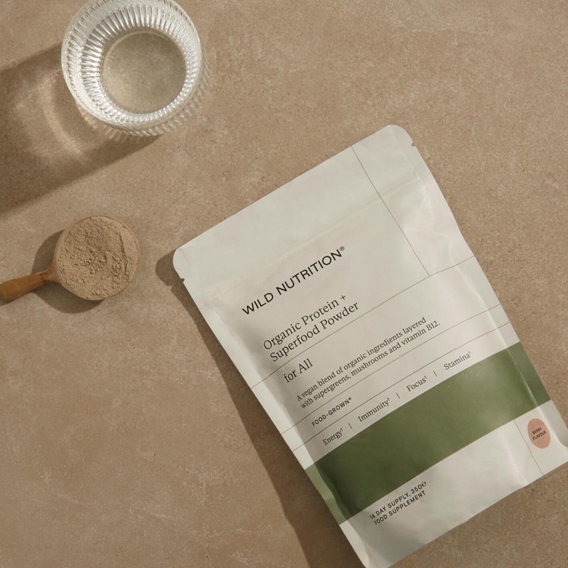 WILD NUTRITION Vegan Food Protein Powder Super Food Blend |